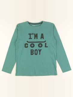 Tee-shirt imprimé au dos - 12 ans  - vertbaudet enfant