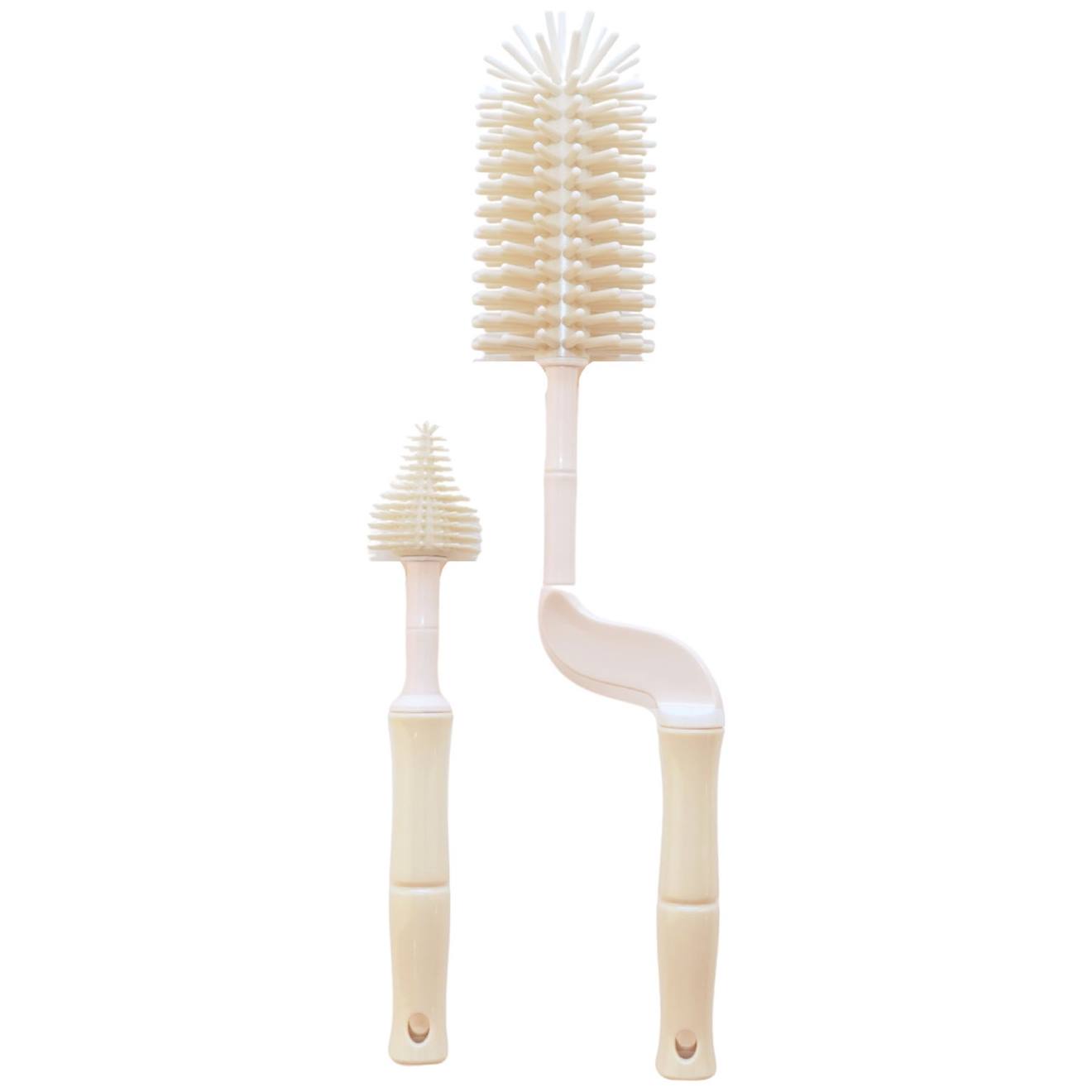 Goupillon Biberon Avec Rince-tétine Bébé Beige - Dune