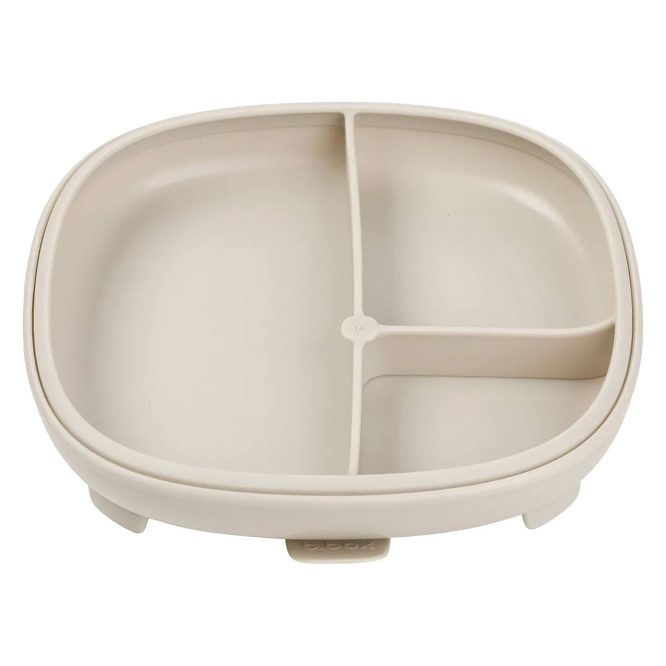 Assiette À Ventouse Avec Compartiments Amovibles Beige (B.BOX) - Couverture