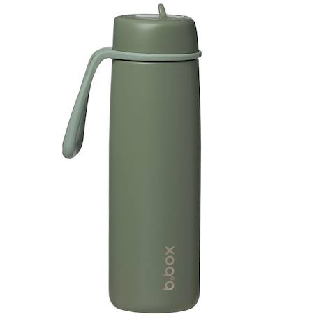 Garçon-Accessoires-Gourde bouteille isotherme en inox avec paille