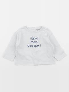 Seconde main-Garçon-T-shirt, polo, sous pull-Tee-shirt - 9 mois