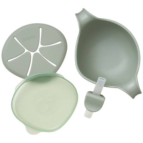 Bol d'apprentissage 3 en 1 latte Beige+Bleu+Rose+Vert d'eau 19 - vertbaudet enfant 