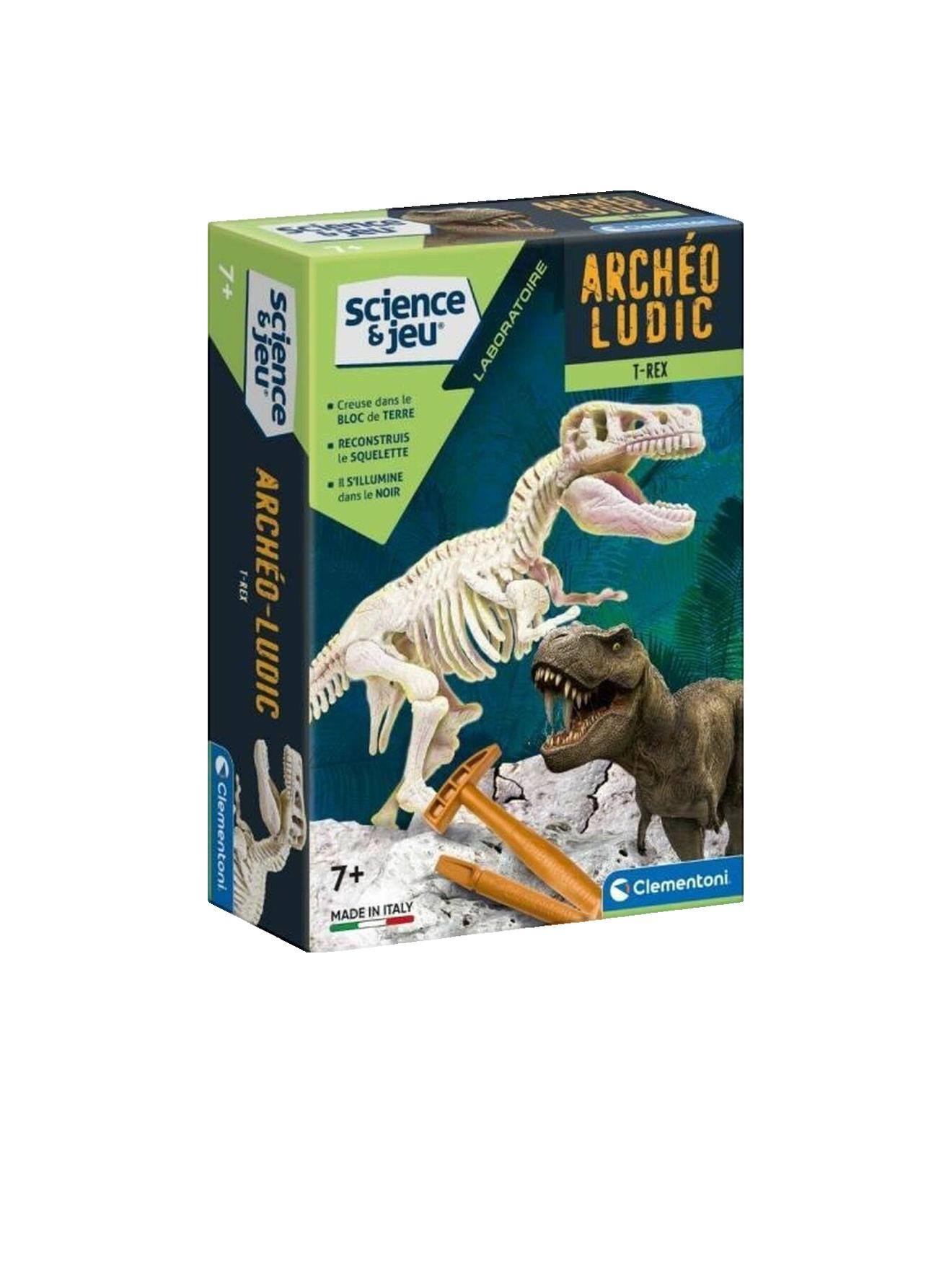 Jeu Éducatif Coffret D'archéologie T-rex Phosphorescent Découverte Paléontologique 7 Ans Et Plus Multicolore