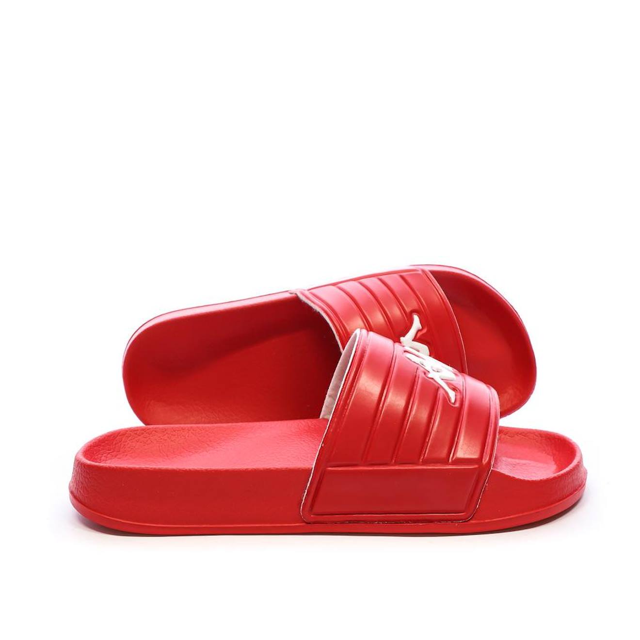 Claquettes Garçon Logo Sarty Kid Rouge