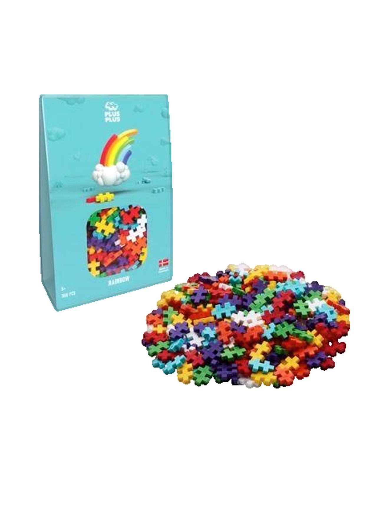 Jeu De Construction Plus Plus Recharge Rainbow - 300 Pièces Multicolores - Dès 5 Ans Multicolore