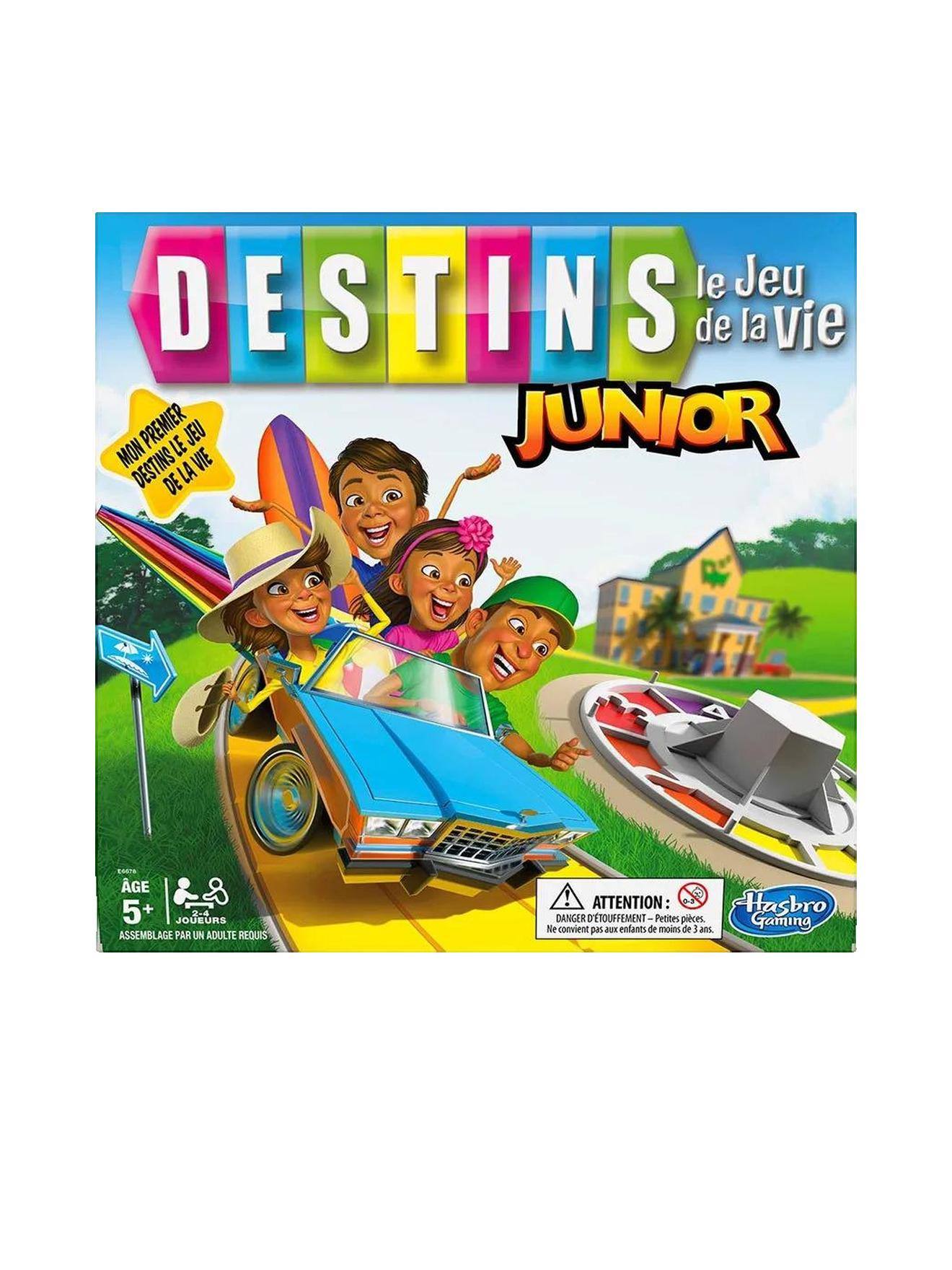 Jeu Destins Junior – Le Jeu De La Vie – Dès 5 Ans Multicolore