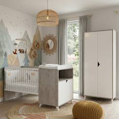 Lit bébé combiné évolutif en bois - scandi  - vertbaudet enfant
