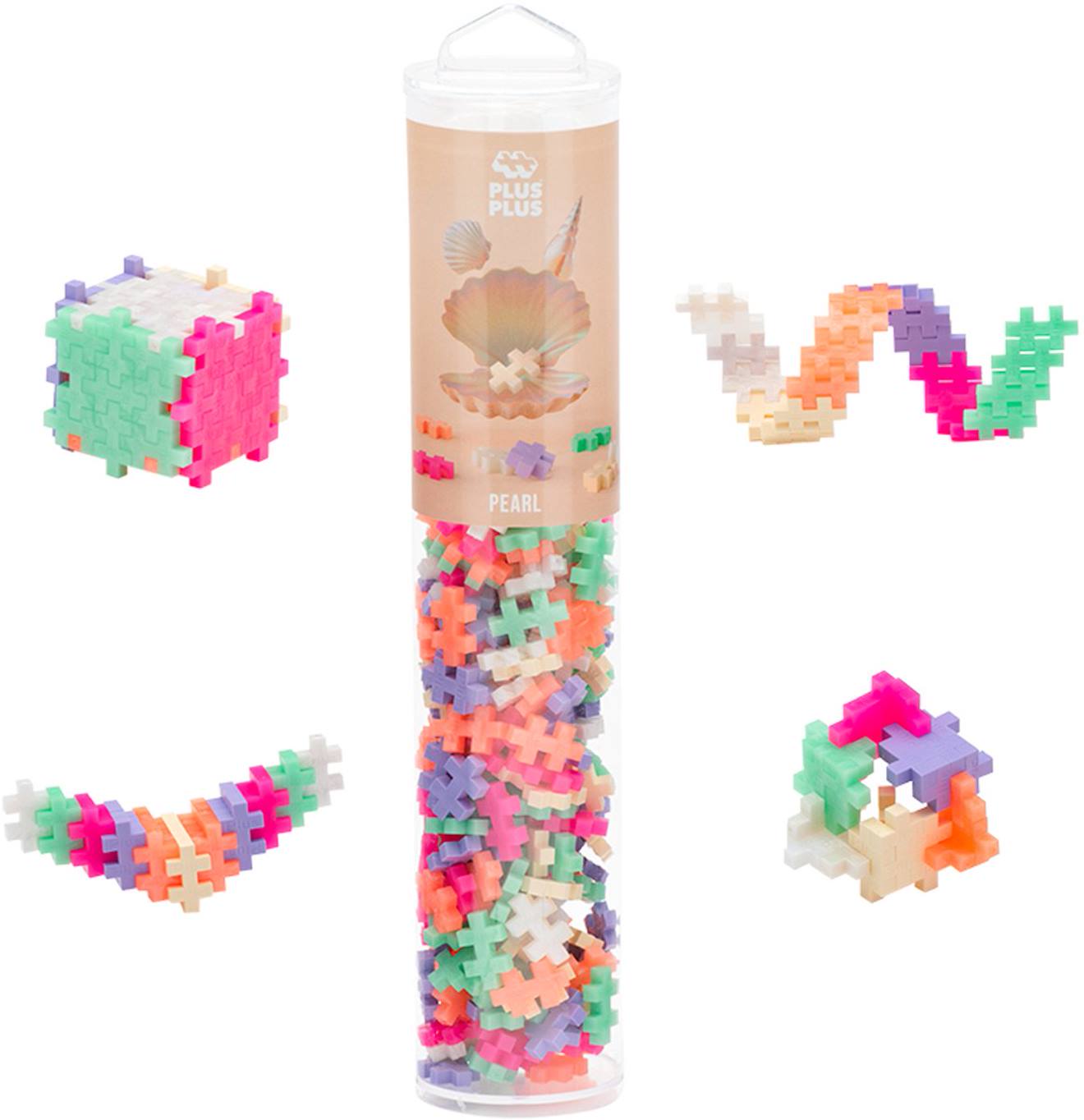 Jeu De Construction Plus Plus Mega Tube Perles 240 Éléments - Dès 3 Ans Multicolore