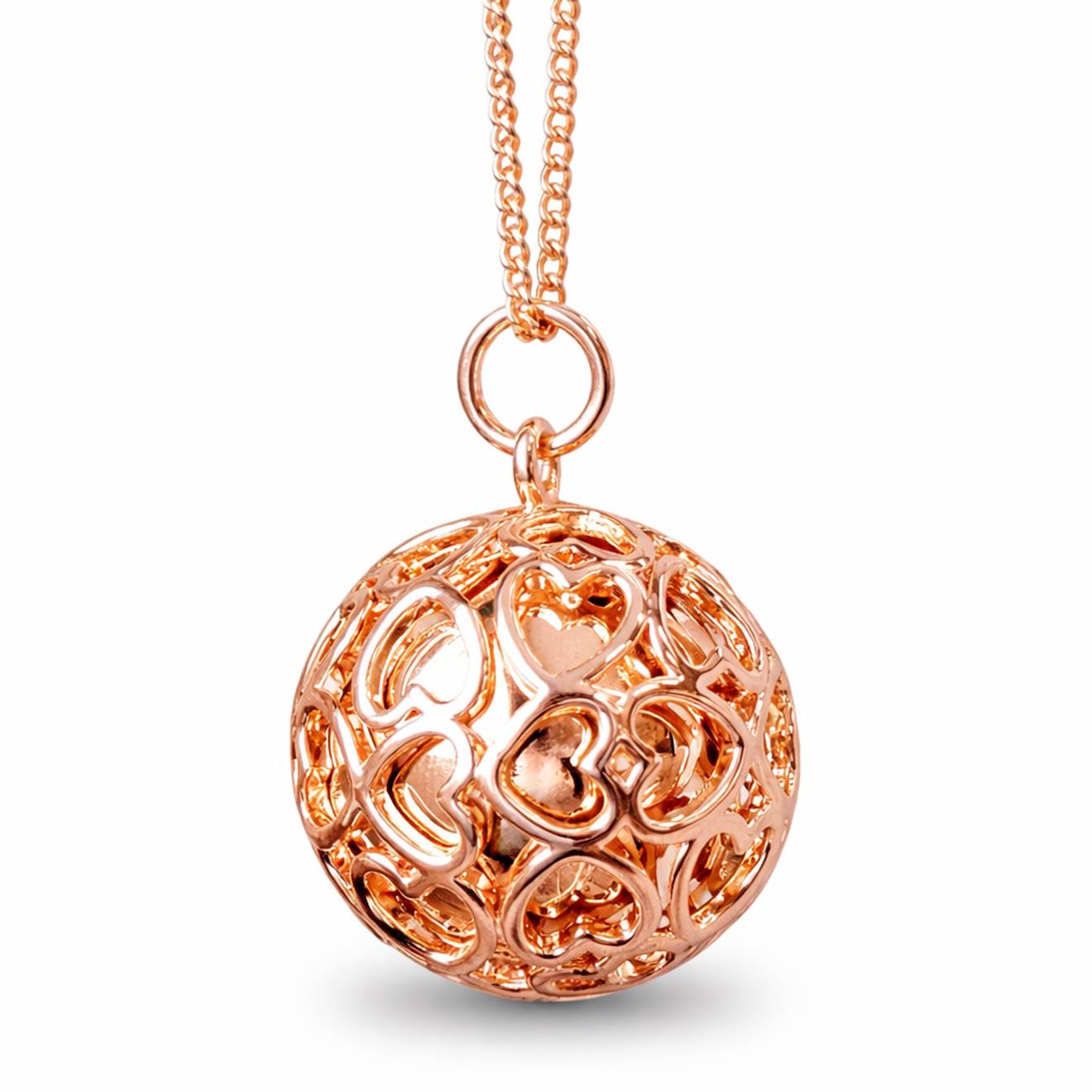 De Grossesse Collier Cage De Coeurs Rose (Bola) - Couverture