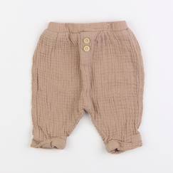 Seconde main-Fille-Pantalon doublé velours - 3 mois