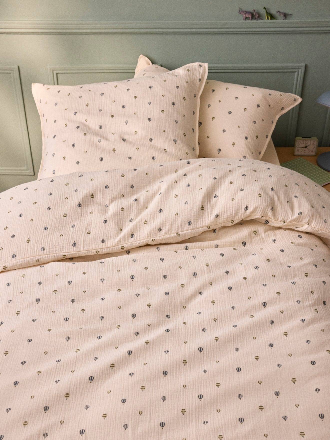 Housse De Couette Gaze De Coton milan Bleu Vert Housse De Couette Gaze De Coton milan Bleu Vert