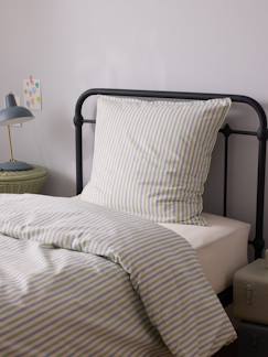 Linge de maison et décoration-Linge de lit enfant-Housse de couette-Taie d'oreiller percale de coton "marcelle"