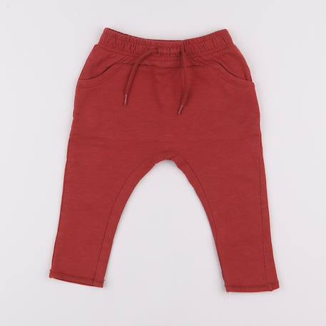 Pantalon - 9 mois Rouge 1 - vertbaudet enfant 