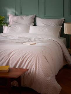Linge de maison et décoration-Linge de lit enfant-Housse de couette percale de coton tissé teint "marin"