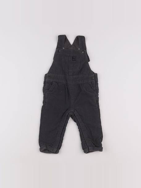 Salopette - 9 mois Gris 1 - vertbaudet enfant 