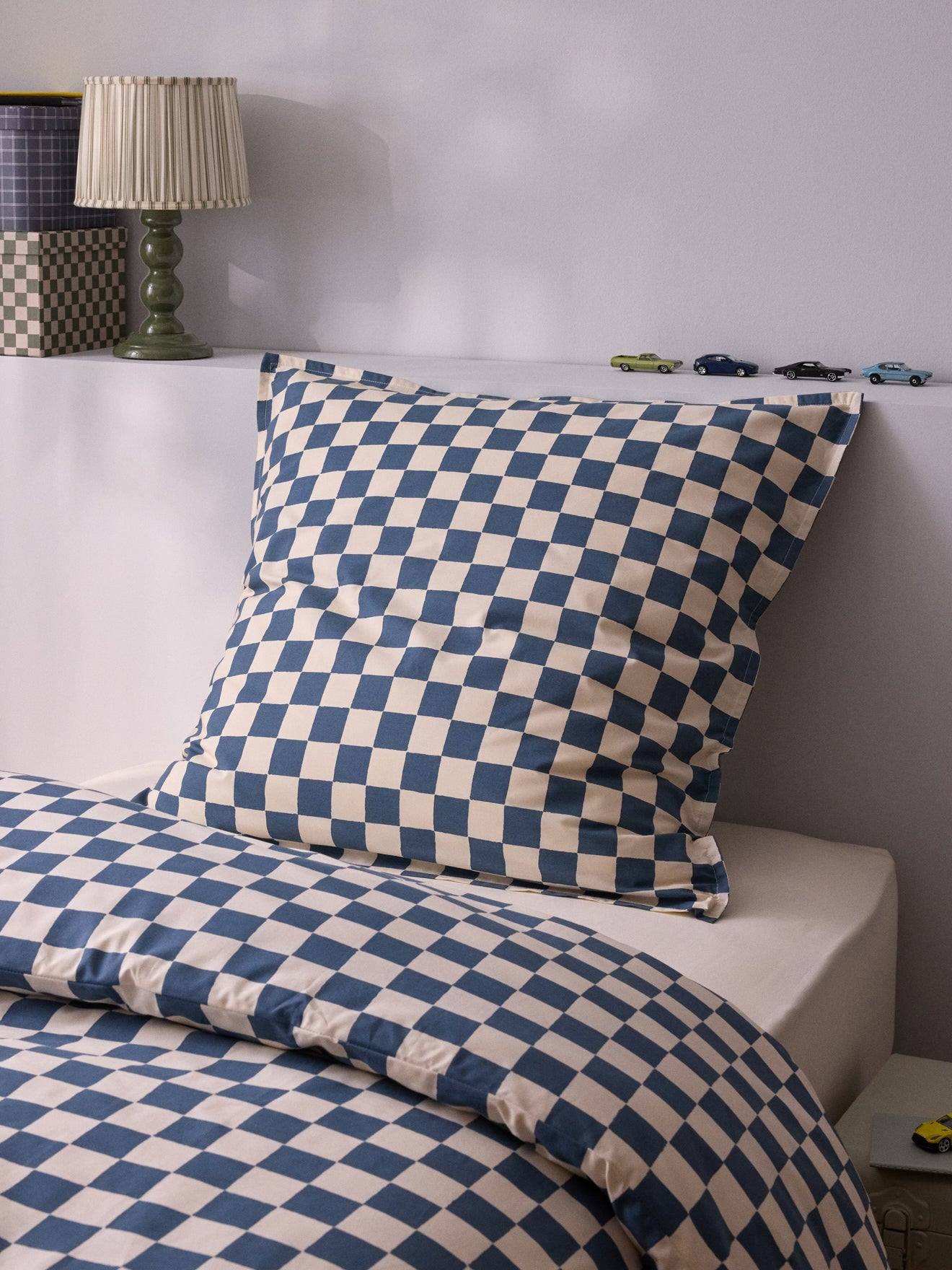 Taie D'oreiller Percale De Coton marius Bleu