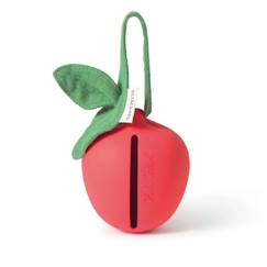 Puériculture-Etui à sucette en caoutchouc 100% naturel pepa la pomme