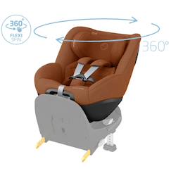 Puériculture-Siège-auto-Groupe 0 +/1(de 0 à 18 kg) 0-4 ans-Siège auto pivotant et coulissant pearl 360 pro