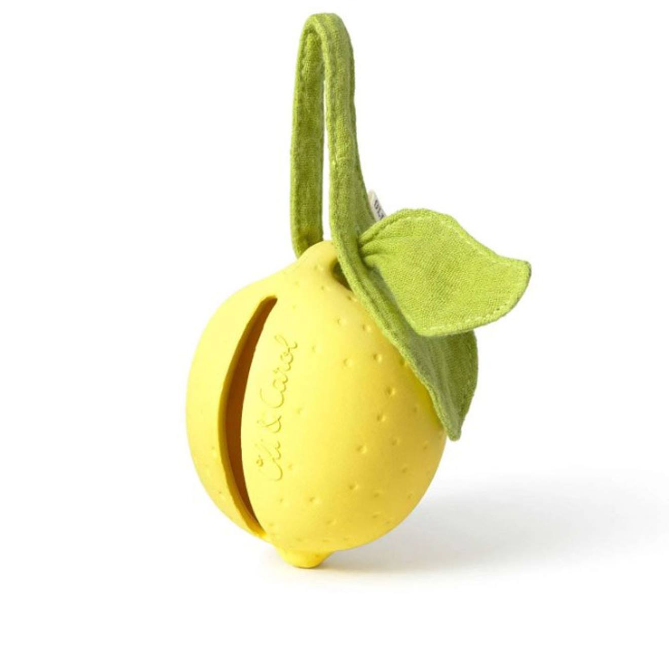 Etui À Sucette En Caoutchouc 100% Naturel Lou Le Citron Jaune (Oli and Carol) - Image 2