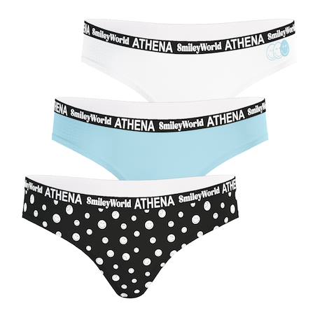 Fille-Lot de 3 culottes Smileyworld