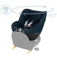 Puériculture-Siège-auto-Groupe 0 +/1(de 0 à 18 kg) 0-4 ans-Siège auto pivotant et coulissant pearl 360 pro