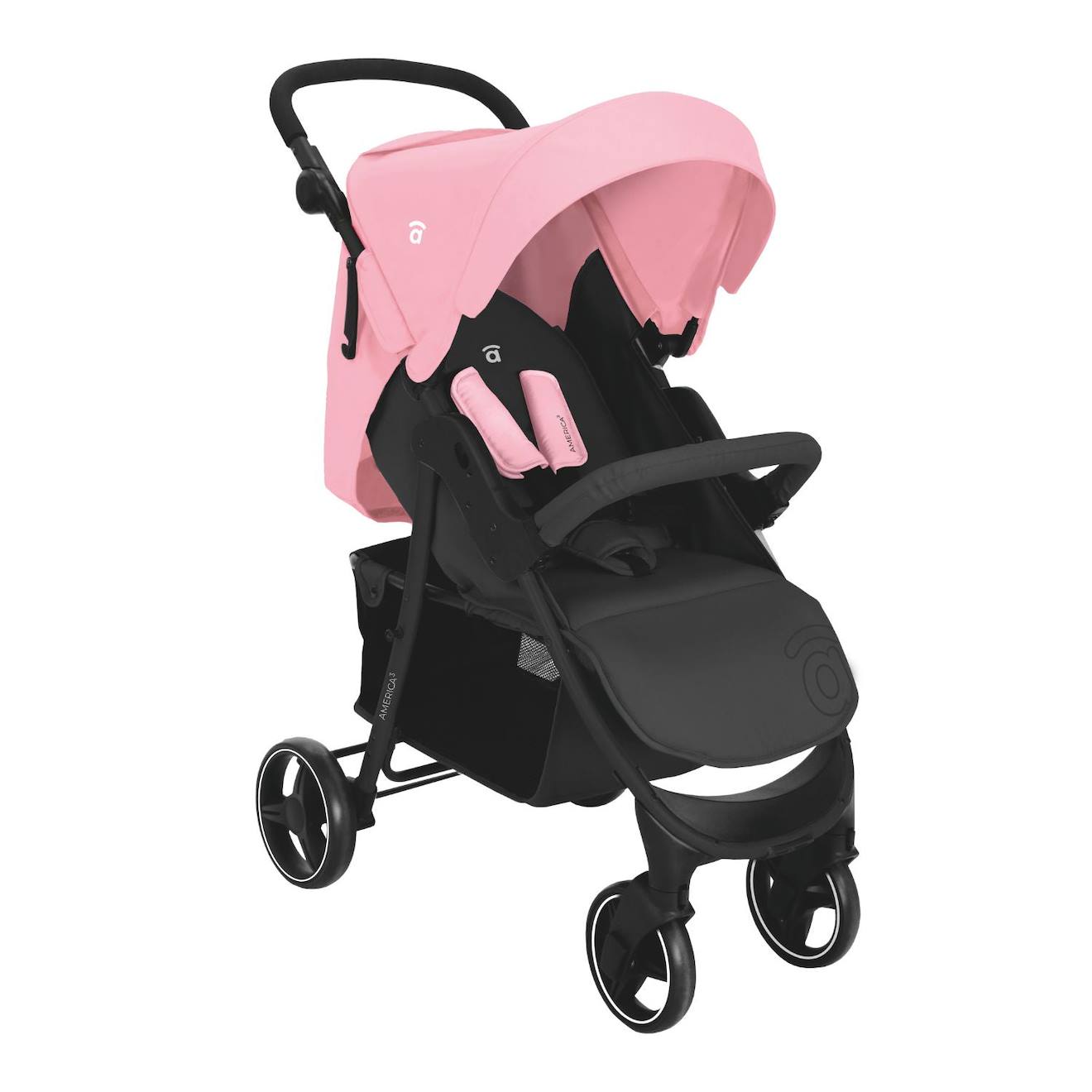Poussette America 3 Rose