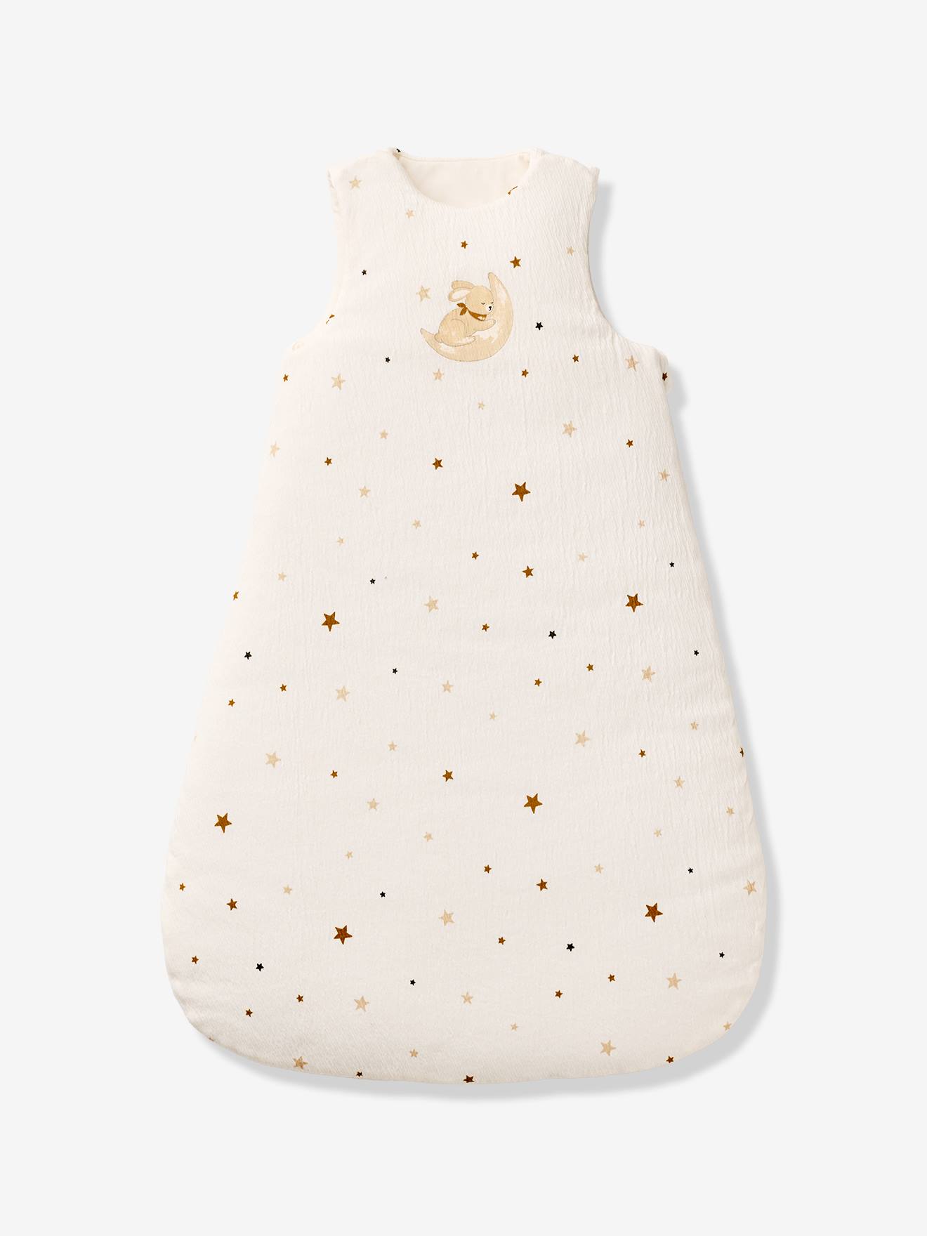Gigoteuse jersey gauffré bébé écru (Vertbaudet) - Image 1