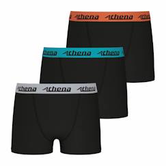 Lot de 3 boxers garçon ecopack trio choc  - vertbaudet enfant
