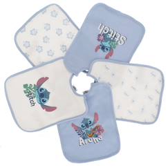 Puériculture-Lot de 5 bavoirs stitch coton