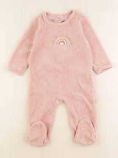 Seconde main-Pyjama velours - 12 mois