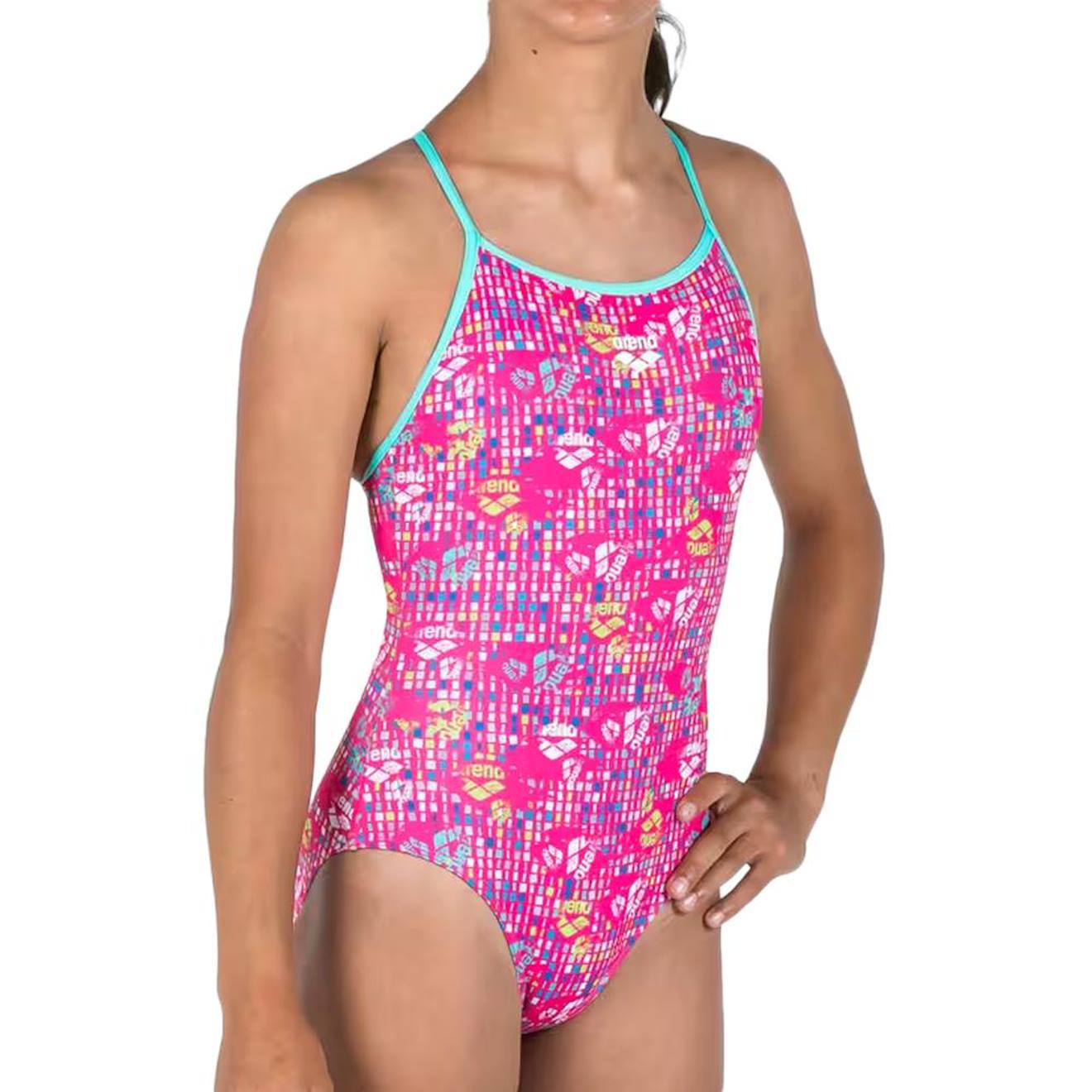Maillots De Bain 1 Pièce Fille Allover Rose
