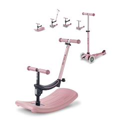 Jouet-Jeux de plein air-Sports de glisse et à roues-Draisiennes-Trottinette évolutive mini micro rock  go  poudré led