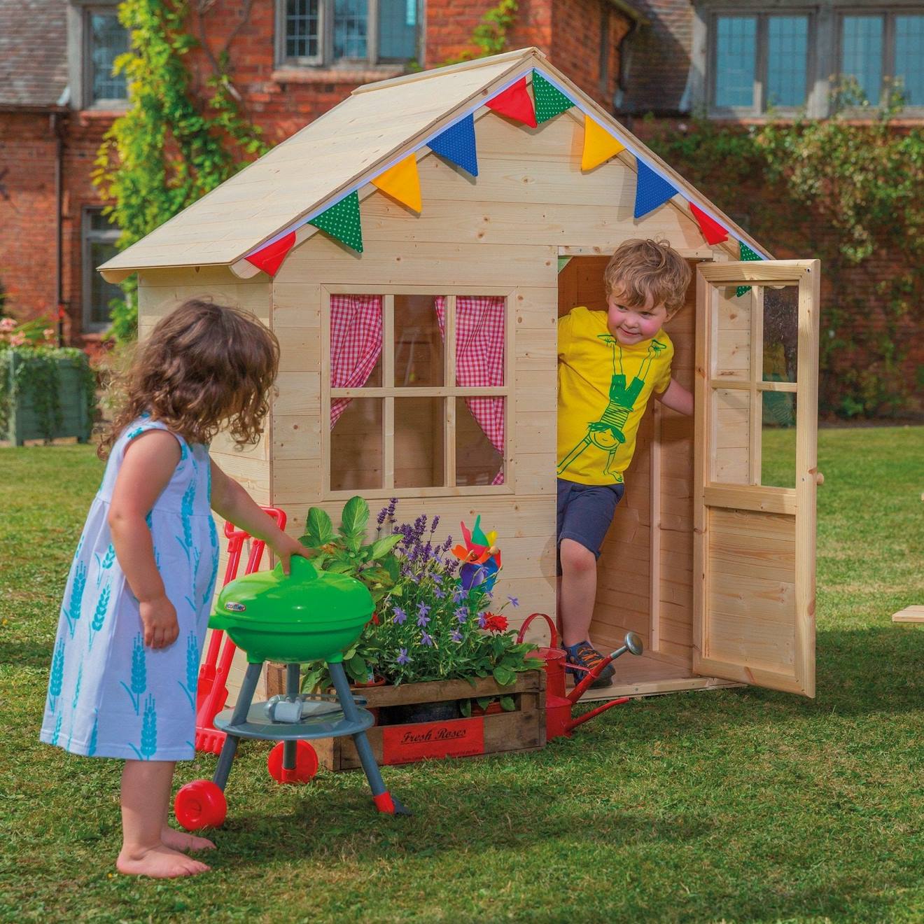 Maisonnette Cabane Enfant Refuge Bois Fsc® Marron