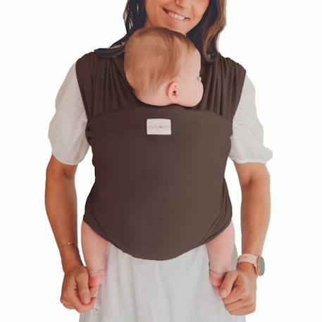 Babylonia - Écharpe De Portage En Coton Biologique Tricot Slen Chocolat