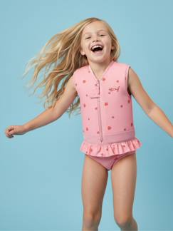 Jouet-Jeux de plein air-Maillot de bain flottant enfant - fraise