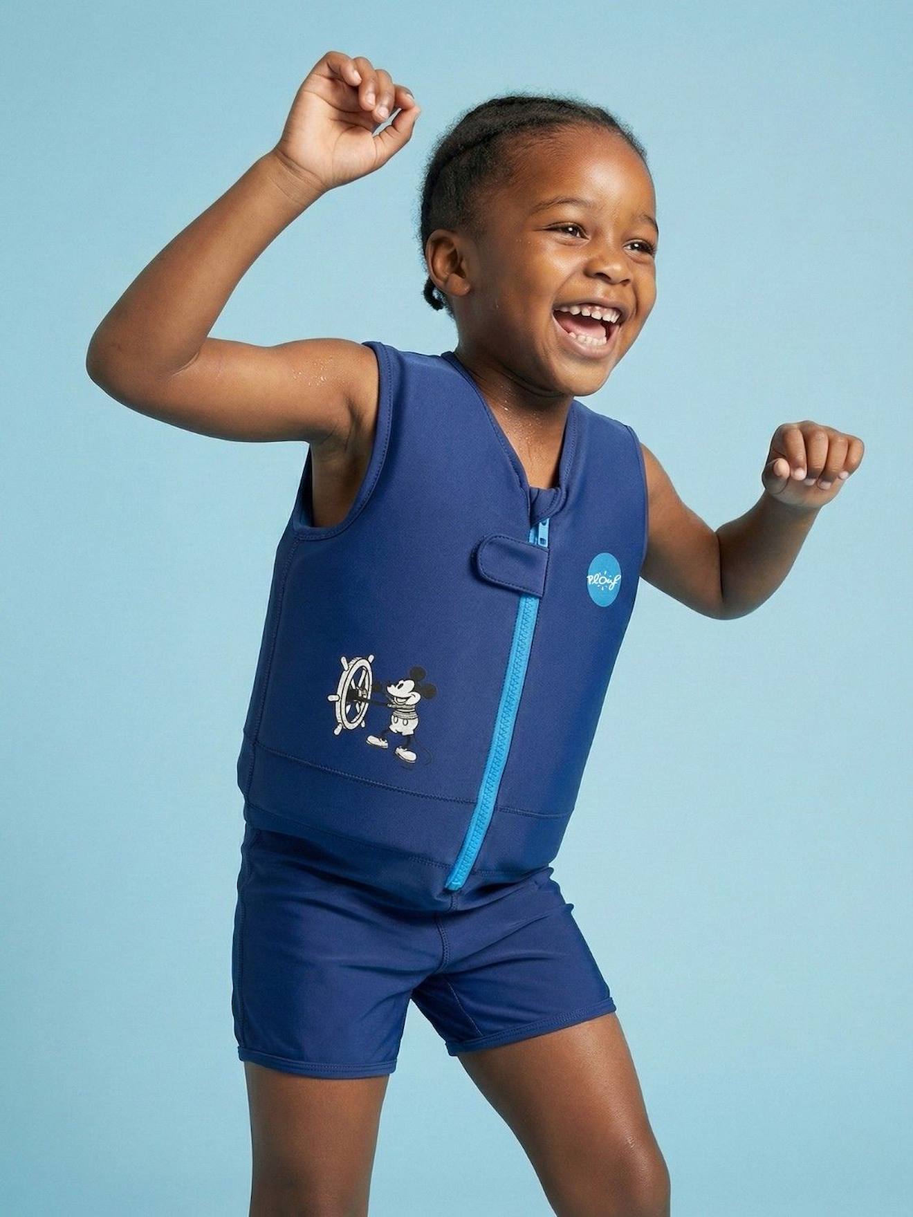Maillot De Bain Flottant Enfant - Willie Bleu Marine