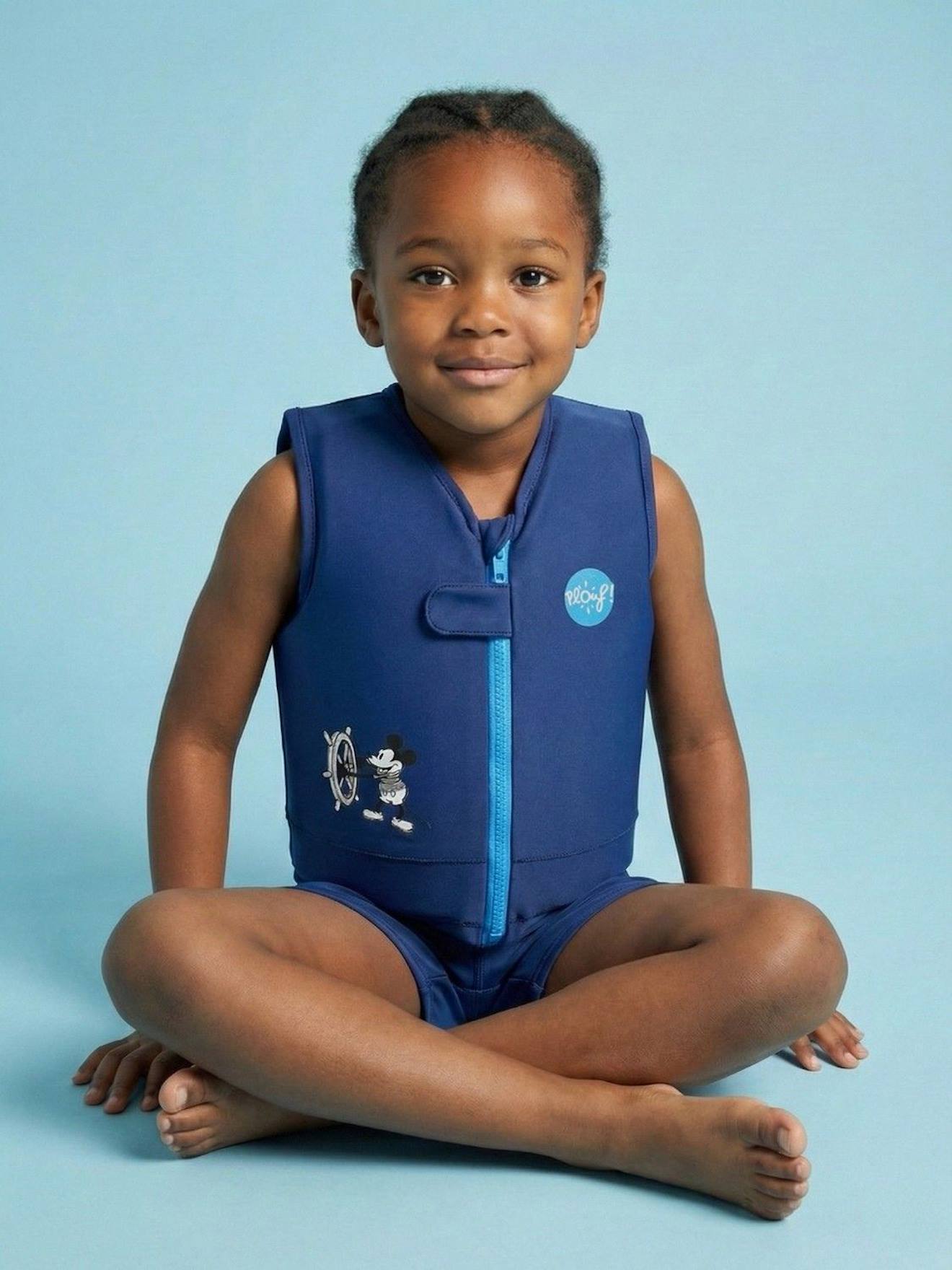 Maillot Flottant Minorque Pour Enfant – Garçon Et Fille, Sécurité Et Apprentissage, Flotte Même Déchiré, Taille Selon Poids.