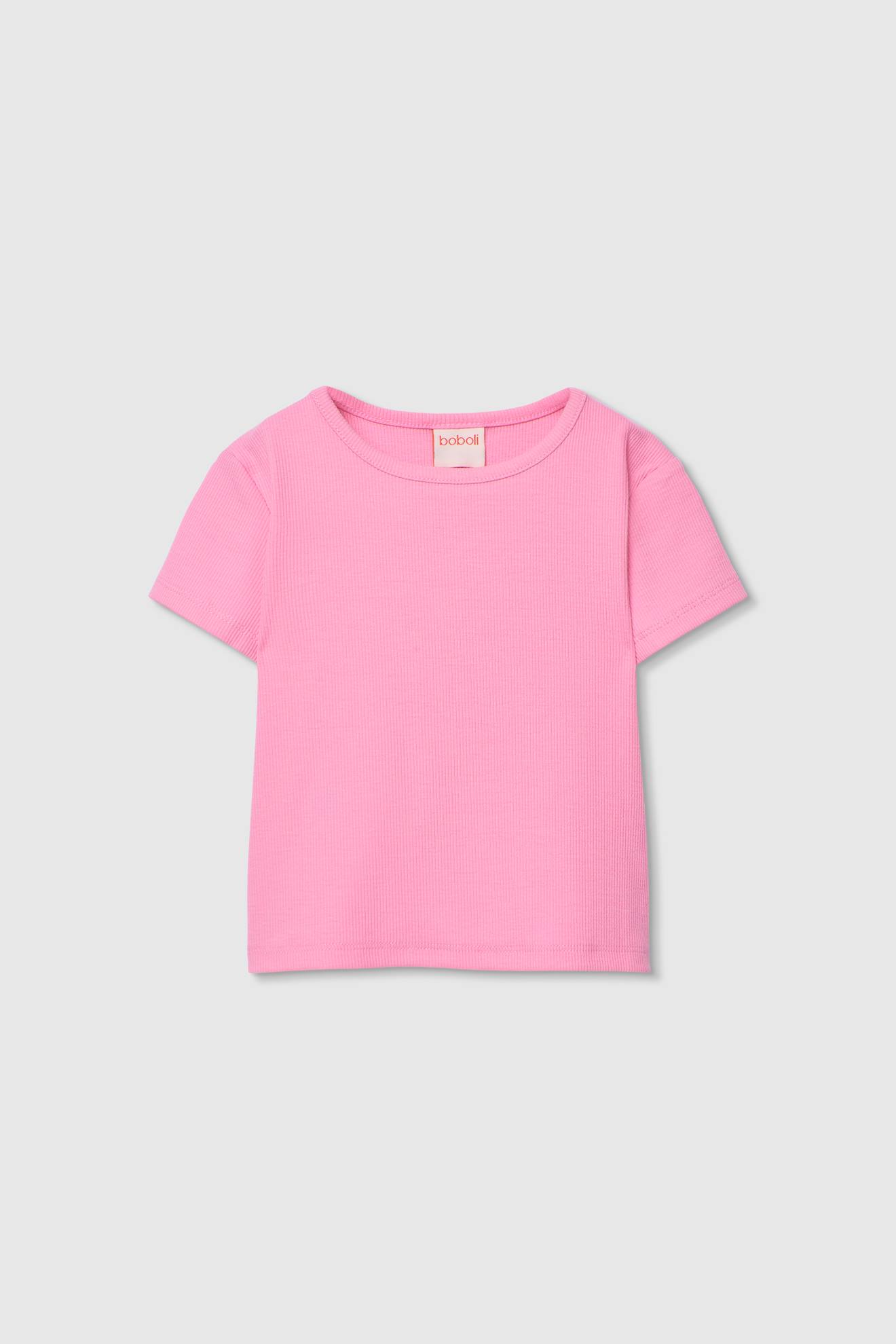 T-shirt Fille Coton Rose 13 €