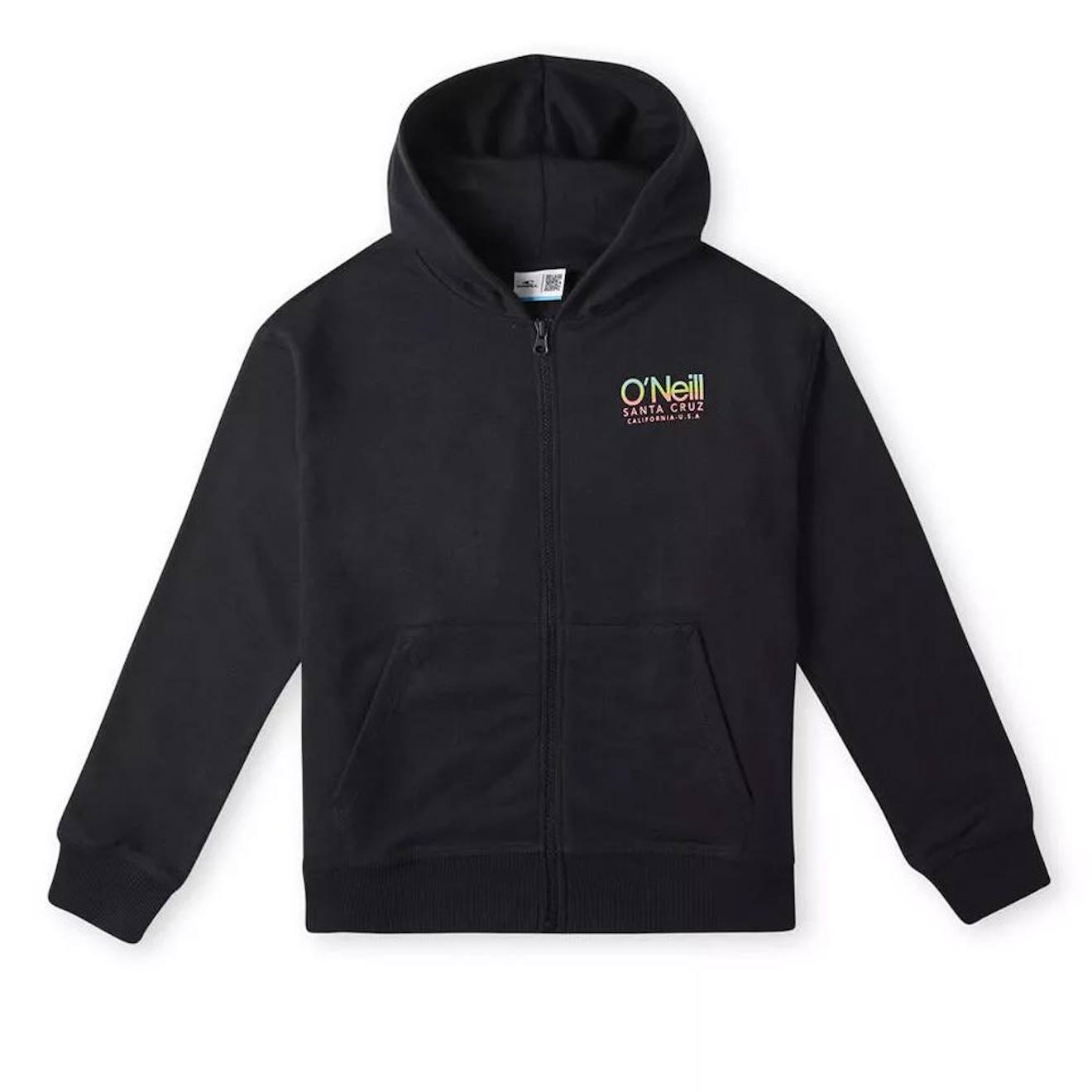Sweat À Capuche Fille Circle Surfer Noir