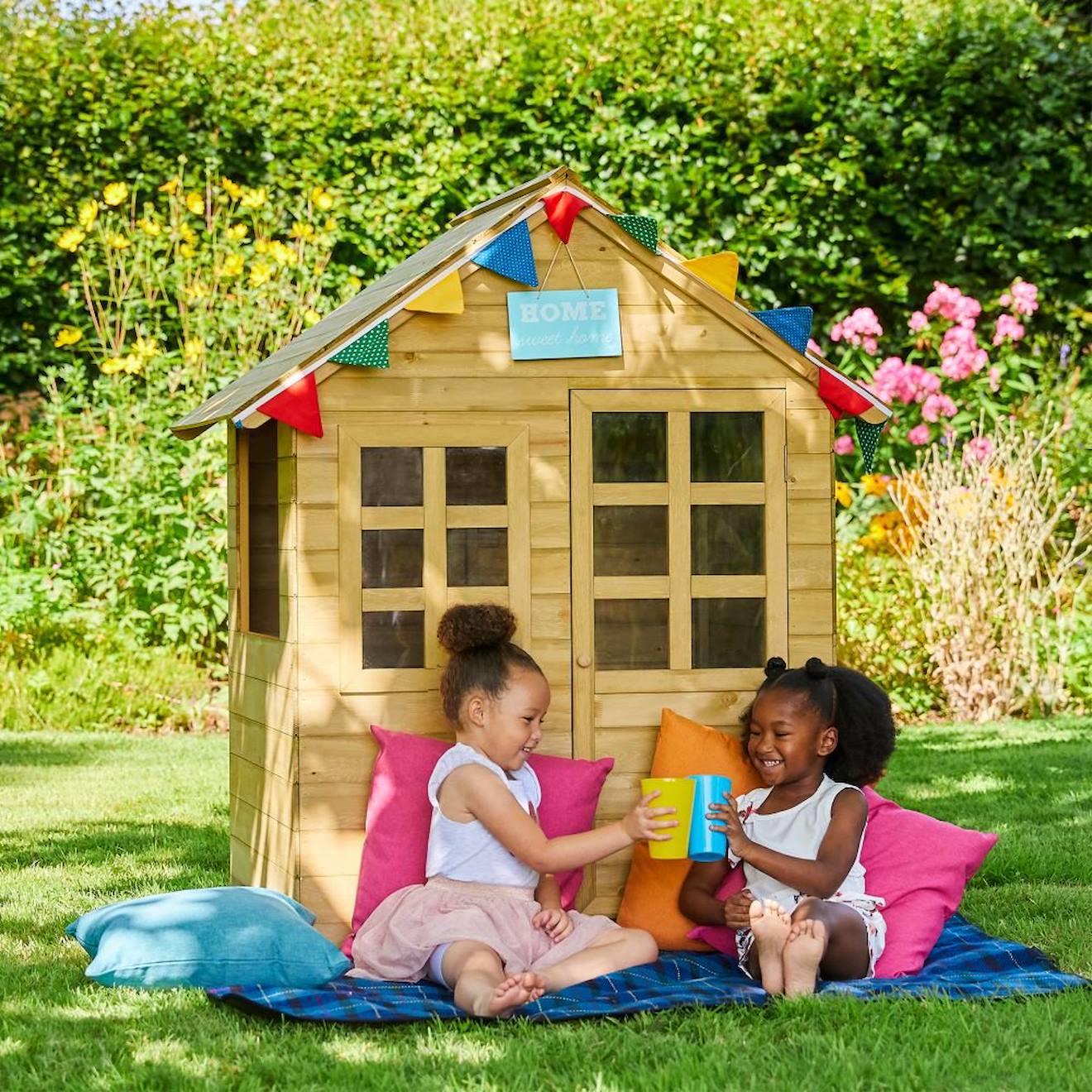 Maisonnette Cabane Enfant Romarin Bois Fsc® Marron