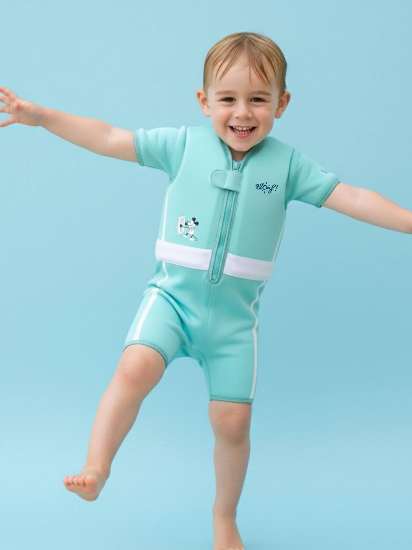 Maillot De Bain Flottant Enfant - Skipper Bleu Aqua 61 €