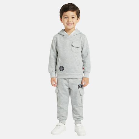 Sweat à capuche avec poche et pantalon de jogging  - vertbaudet enfant
