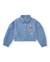 Chemise pour fille en tissu en denim léger Bleu 1 - vertbaudet enfant 