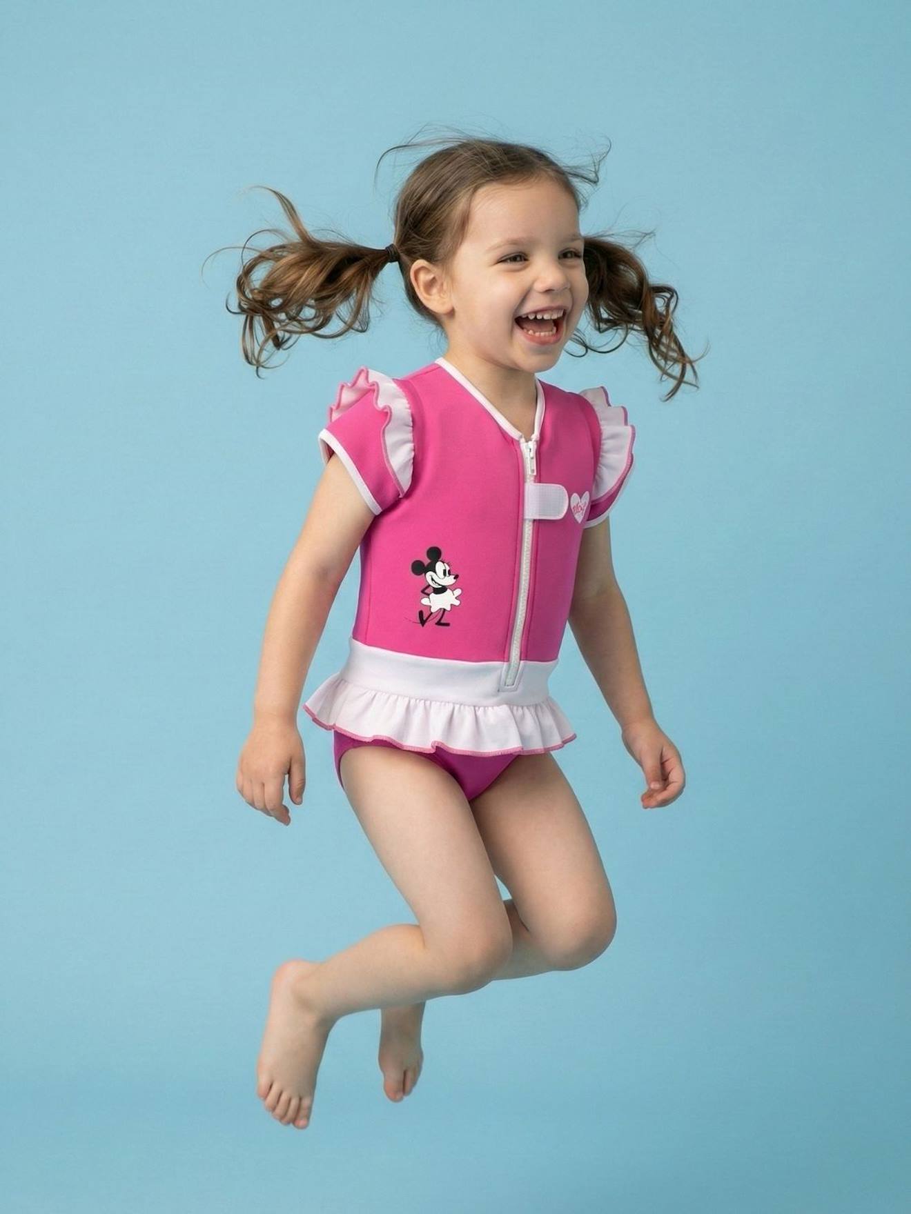 Maillot De Bain Flottant Enfant - Madame Rose Fushsia