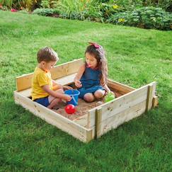 Jouet-Bac à sable avec bancs intégrés  bois fsc®