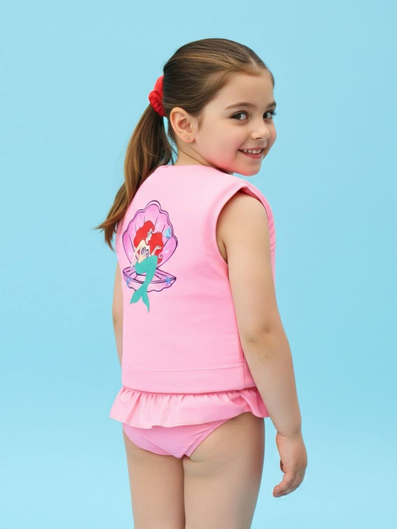 Maillot De Bain Flottant Enfant - Mermaid Rose