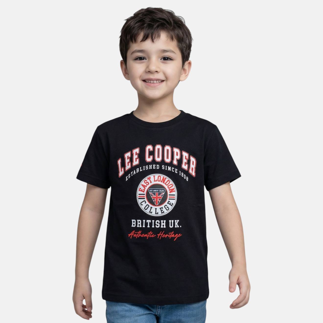 T-shirt Manches Courtes Avec Imprimé Noir