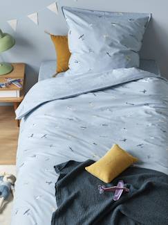 Linge de maison et décoration-Linge de lit enfant-Housse de couette-Housse de couette coton "aviateur"