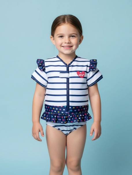 Maillot de bain flottant enfant - coeur  - vertbaudet enfant