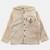 Veste sweat à capuche boutonnée garçon Ecru+Kaki+Marine 3 - vertbaudet enfant 